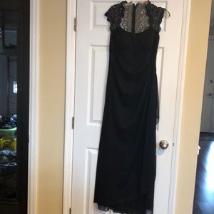 XScape black formal prom dress